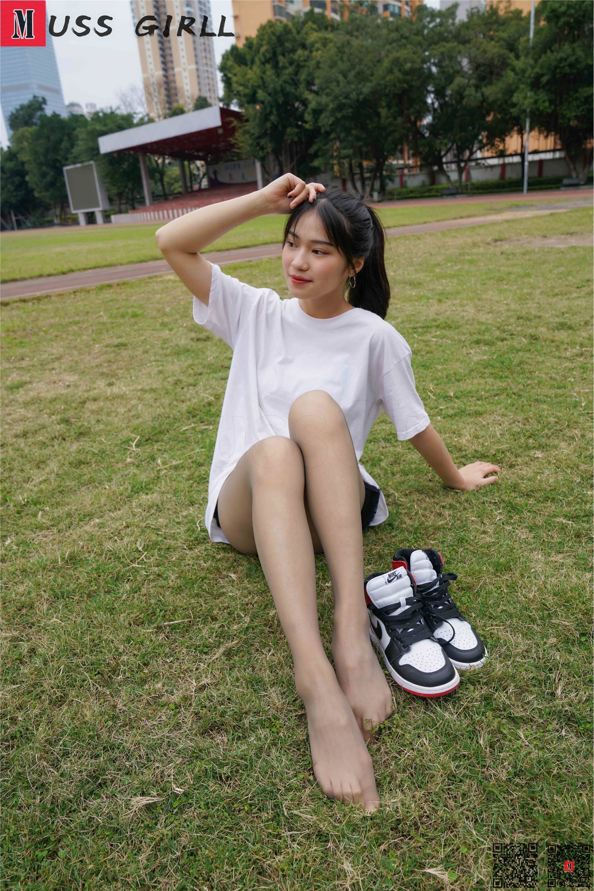 MussGirl慕丝女郎  NO.169 操场白衣裙